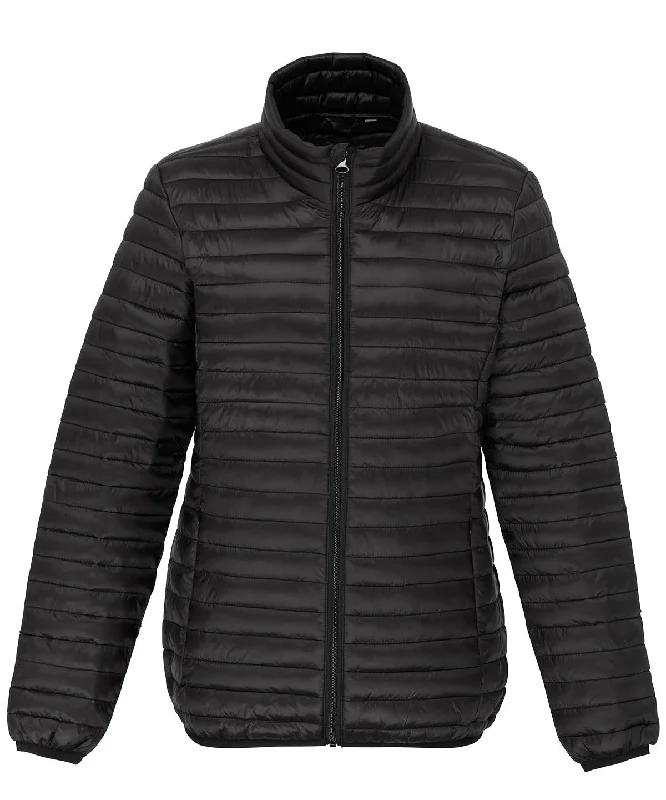 Womens tribe fineline padded jacket | Black