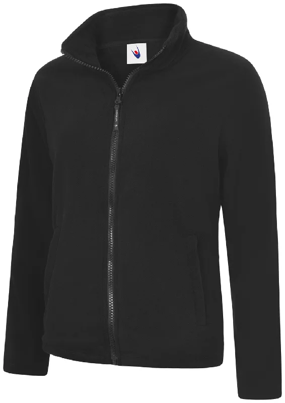 Ladies Classic Full Zip Fleece Jacket | Black