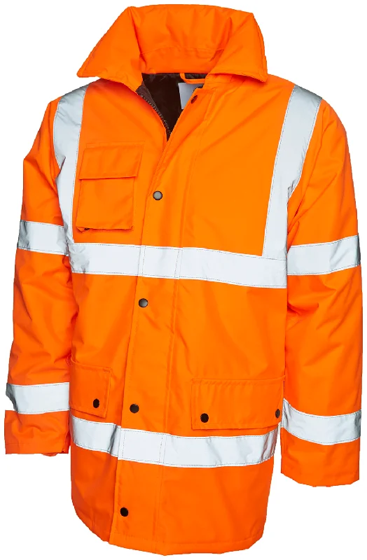 Hi Vis Road Safety Jacket | Orange