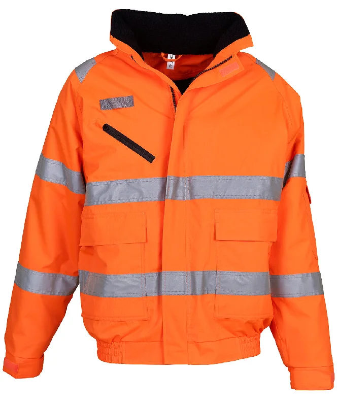 Hi-vis fontaine flight jacket (HVP209) | Orange