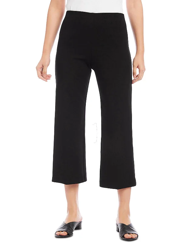 Presley Womens High Rise Work Wear Cropped Pants