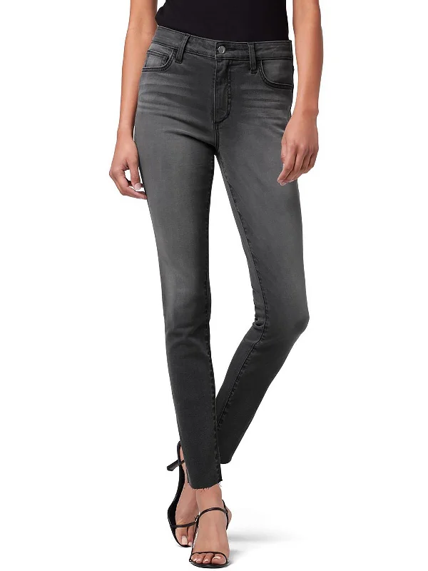 Womens Curvy Ankle Skinny Jeans