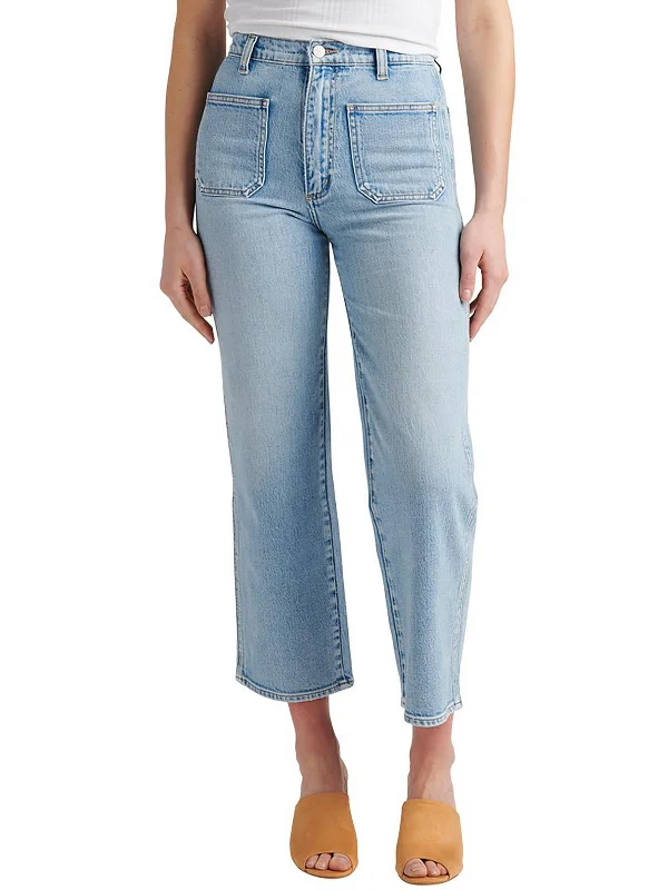 Womens High-Rise Universal Fit Wide Leg Jeans