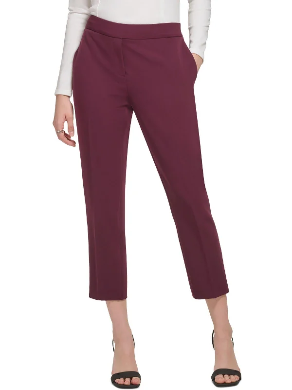 Womens Mid Rise Slim Skinny Pants