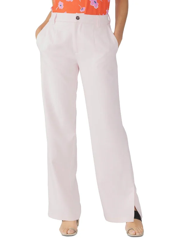 Womens Wide Leg Office Trouser Pants